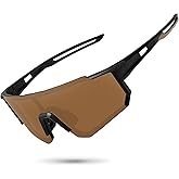 STORYCOAST Polarized Sports Sunglasses for Men Women,Driving Fishing Cycling Mountain Bike Sunglasses UV400 Protection