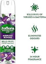 Zoflora Midnight Blooms Disinfectant Mist 300ml Air & Fabric Odour Eliminator view 2