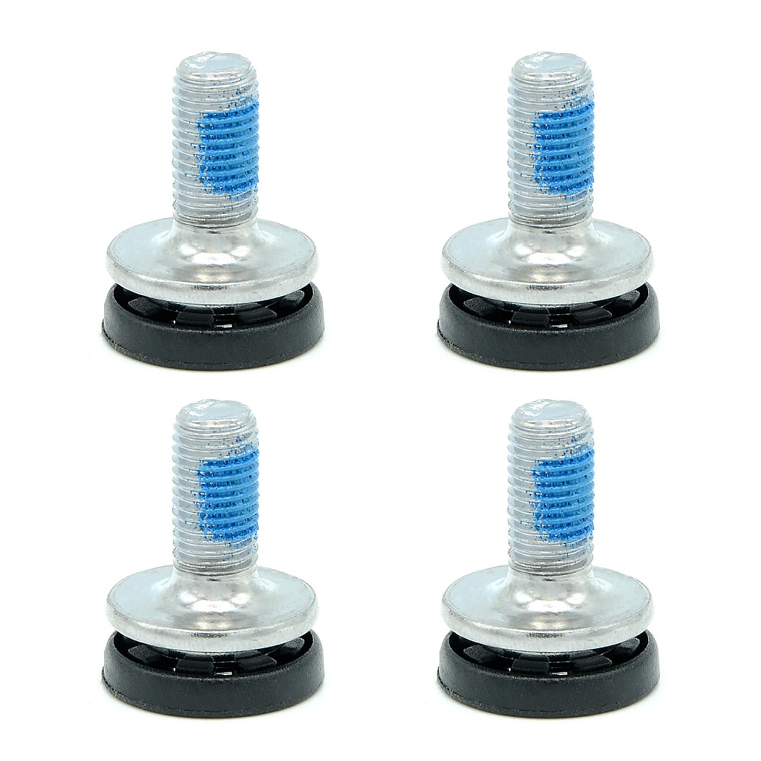 4 Bottom Brackets - M8 Threaded Curve Screws for Bicycle Cranks - Waterproof Spinning Bolts