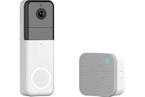 Wyze Wireless Video Doorbell Pro (Chime Included), 1440 HD Video, 1:1 Aspect Ratio: 1:1 Head-to-Toe View, 2-Way Audio, Night Vision (Renewed)