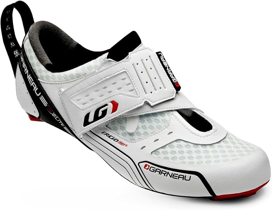 Louis Garneau Men's Tri XSpeed Triathlon Cycling Shoes (White 44