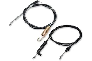 ZanFyxil 104-8676 Brake Cable & 105-1844 Drive Control Cable Combo for Toro Recycler 22" 20013, 20014, 20017, 20018 Self-Propelled Mower Traction Drive & Brake Cable Set