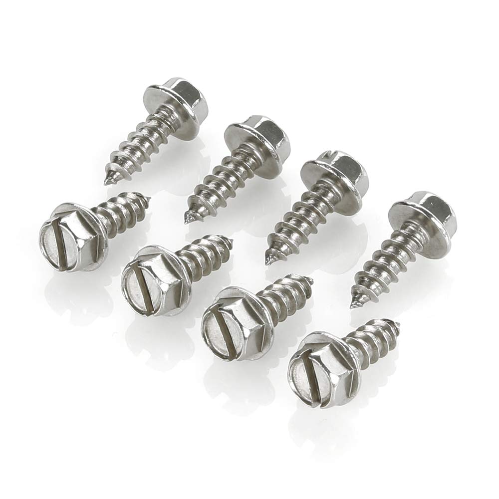Stainless Steel License Plate Screws Rust Proof Screws