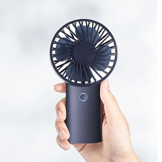 Handheld Portable Fan, 4000 mAh Mini Battery Operated Small Fan with 3