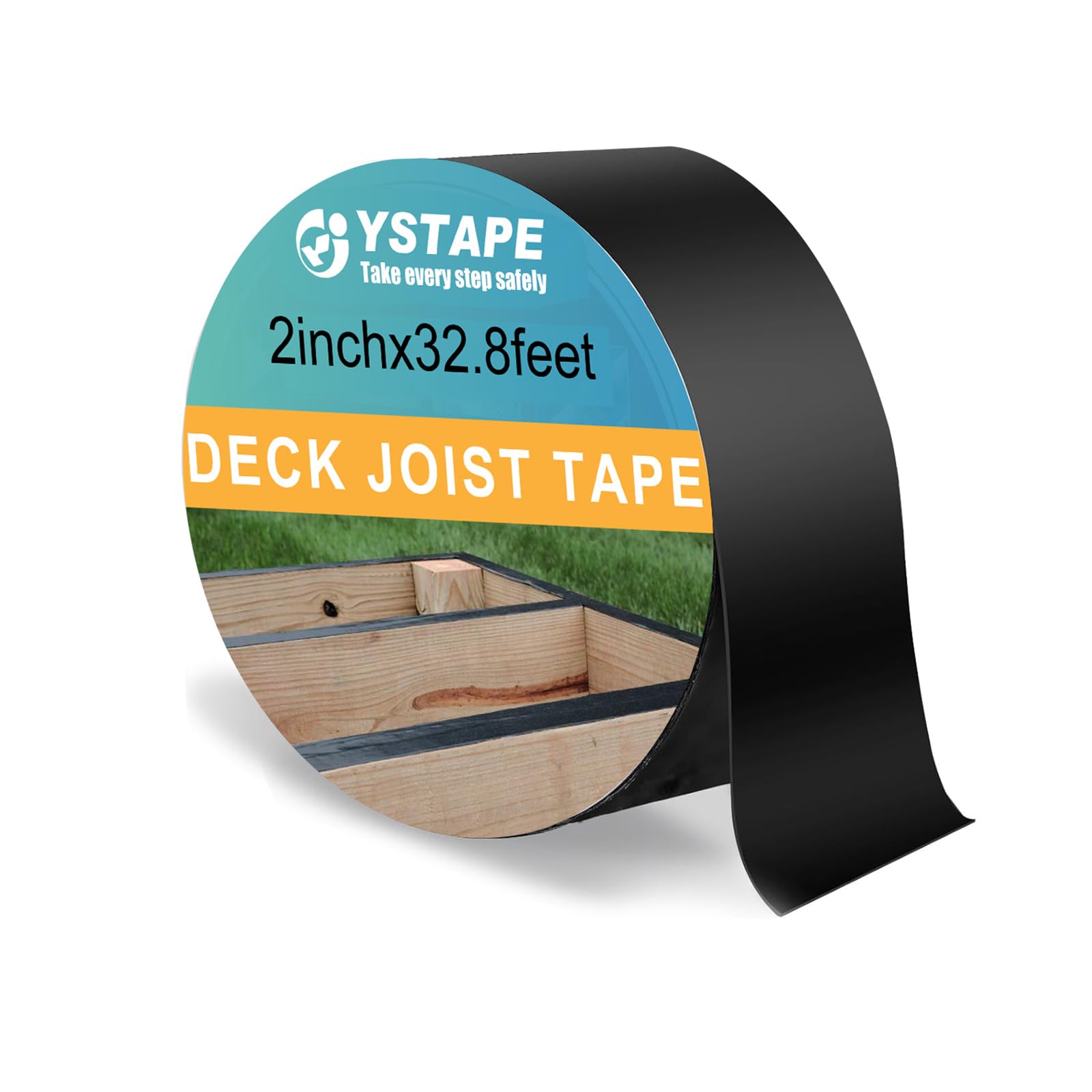 Joist Tape for Deck Butyl Tapes Waterproof Sealant Tape for Decking Flashing Tape Butyl DIY Waterproof Tape for Leak Roof Sealant Outdoor Repair Tape 5cm x 10m