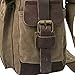peacechaos Men's Canvas Leather DSLR SLR Vintage Camera Messenger Bag (Light Coffee)