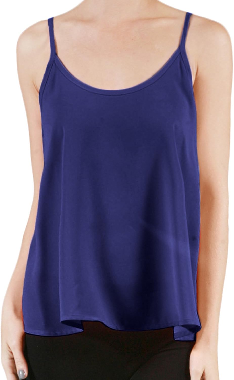 NE PEOPLE Womens Basic Light Weight Sleeveless Double Scoop Neck Flowy Cami Top Amazon.ca