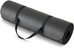 Amazon Basics 1/2" Extra Thick Yoga Mat Black