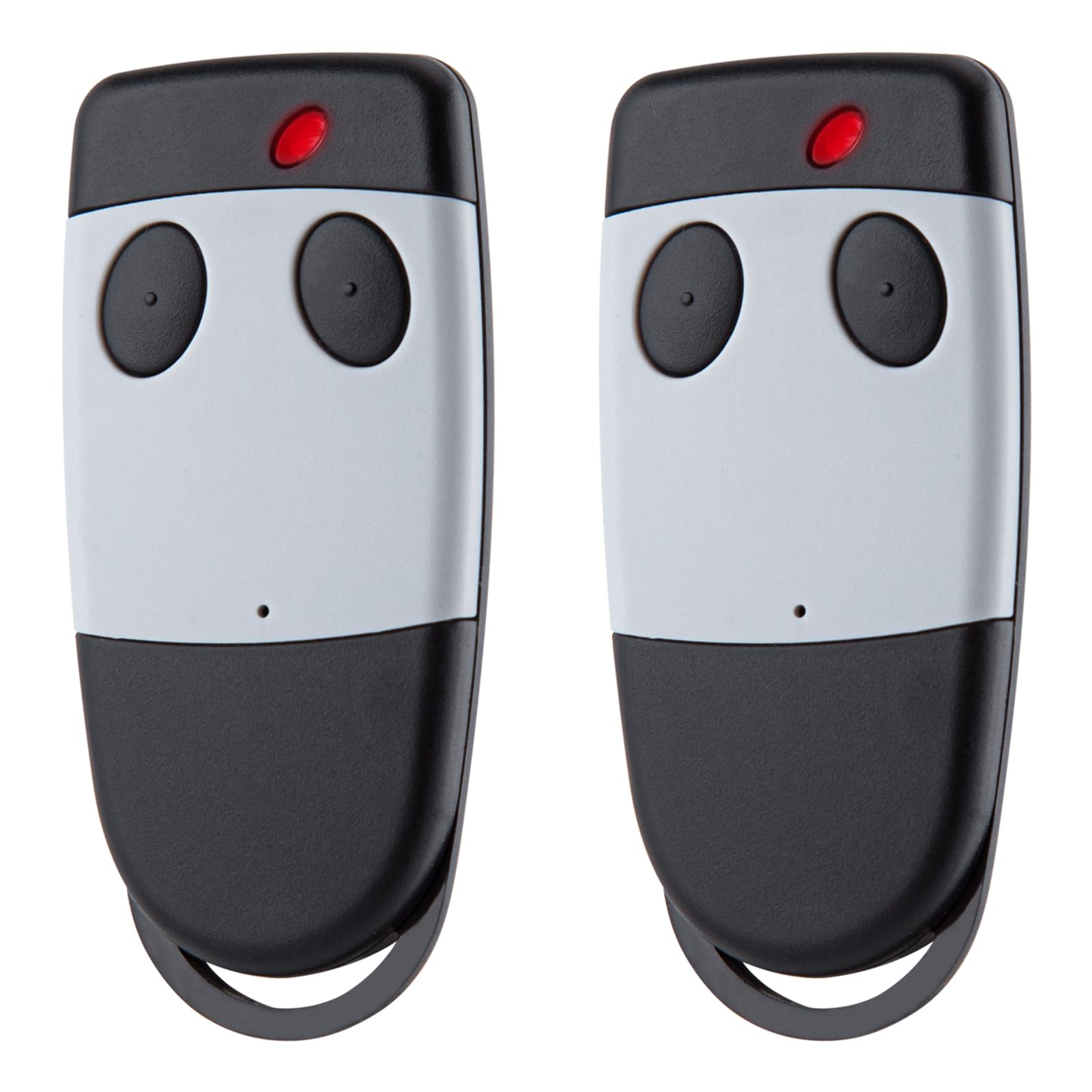 pepape 2 Pack 433.92MHz Garage Remote Control Fob Replacement for CARDIN S449 QZ2, QZ4, QZ1, QZ3, 2 Channels