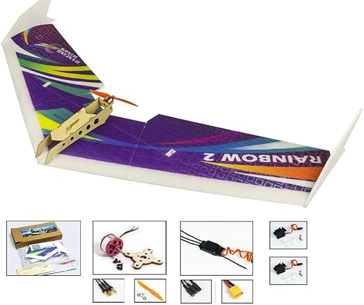 rainbow airplane toy
