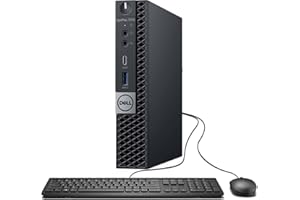 Dell OptiPlex 7070 Micro Desktop PC – Intel Core i5-9500T, 16GB RAM, 256GB NVMe SSD, Wi-Fi, Bluetooth, Dual DisplayPort, Wind