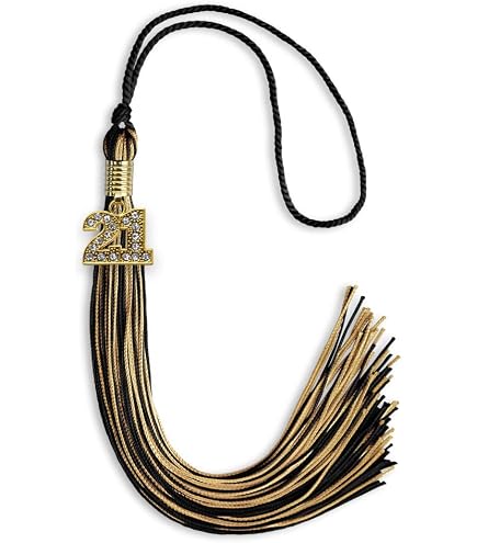 Endea Graduation Tassel With Pink Rhinestone 2026 Charm – Single Color, 9 Inch