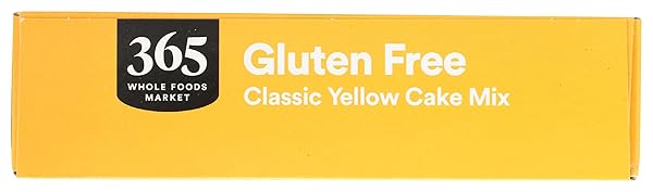 365 BY WHOLE FOODS MARKET, GLUTEN FREE YELLOW CAKE MIX, 16 OZ