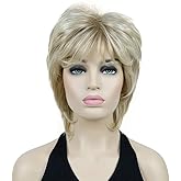 Lydell Short Length Layered Shaggy Full Synthetic Wigs (15BT613)