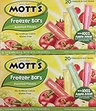 Mott's Freezer Juice Bars - Freezer Bars--CHOOSE QUANTITY/SIZE BELOW ((40) 1.5 Juice Bars 2/20ct boxes)