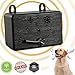 YC° Ultrasonic Mini Bark Control Anti Barking Device Barking Dog Deterrent Training Barking Behavior Outdoors Indoors 50 Feet Range (Black)