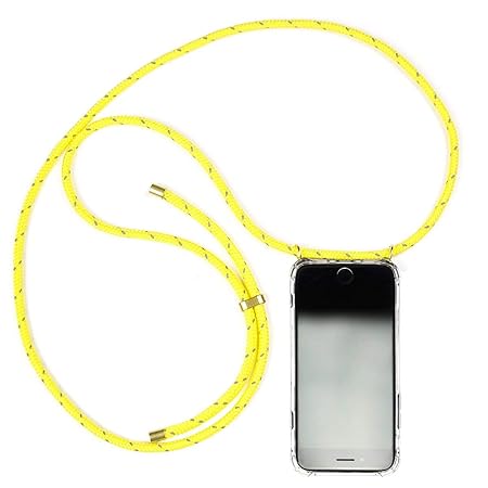 KNOK Case Handykette Handyhülle mit Band Kompatibel mit iPhone 6 p& iPhone 6s 6 s - Handy-kette Handy Hülle mit Kordel zum Um