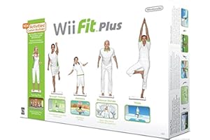 Wii Fit Plus with Balance Board [Wii console sold separately] (Renewed)