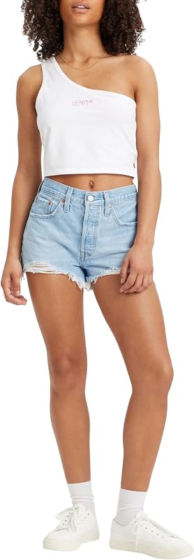 Mujer 501 Original Shorts Pantalones Cortos, Ojai Luxor Heat, 28W