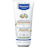 Mustela Detangling & Nourishing Cream Shampoo - Natural Shea Butter & Avocado - Curly & Frizzy Hair - Dermatologist-tested & safe for Babies and Kids - 6.76 US Fl. Oz.