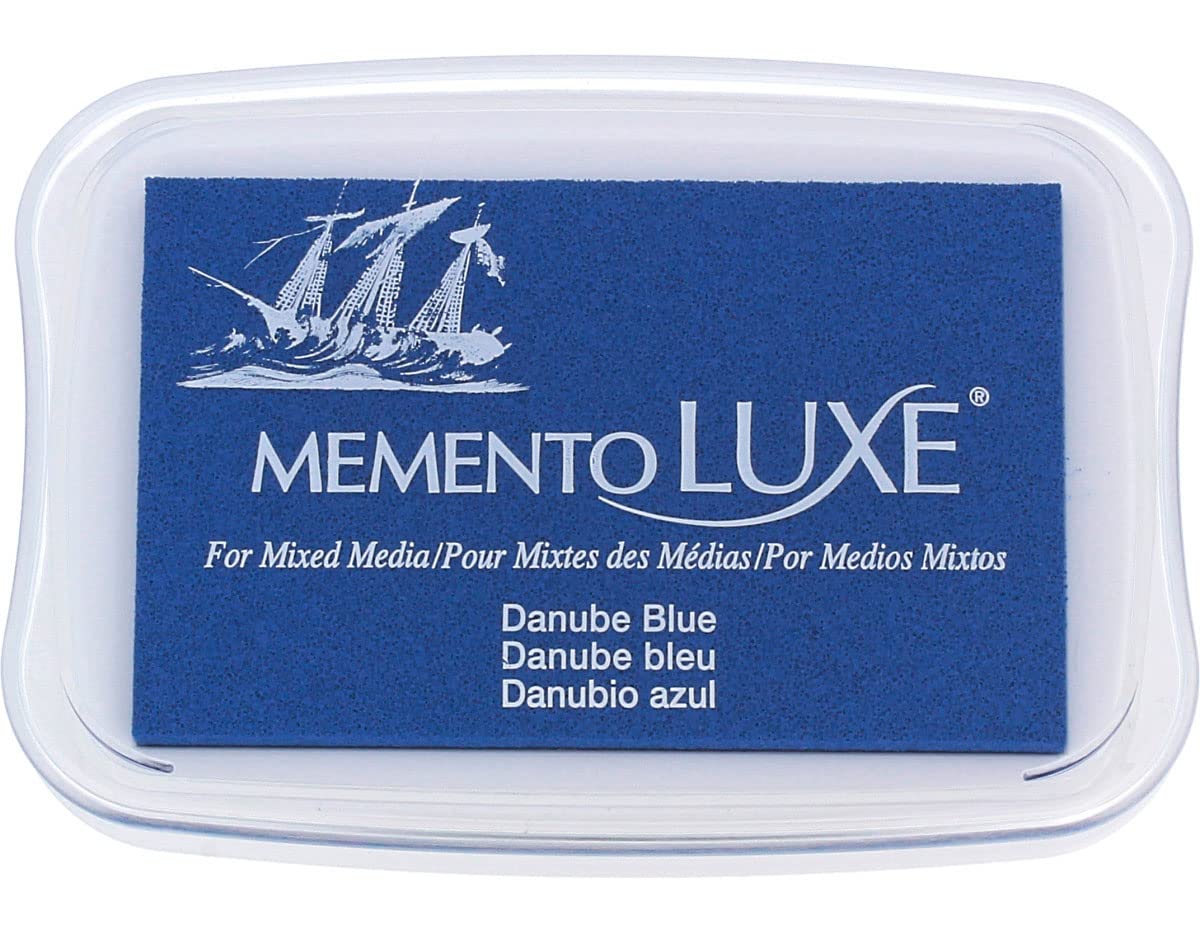 Tsukineko Memento Luxe Mixed Media Ink Pad - Danube Blue