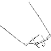 OAK & LUNA - Personalized Belle Name Necklace - Daint gift for Mom, Grandma, Her, Women - Christmas, Birthday, Anniversary