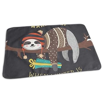 Amazoncom Changing Pad Cute Baby Sloth Sleeping Baby