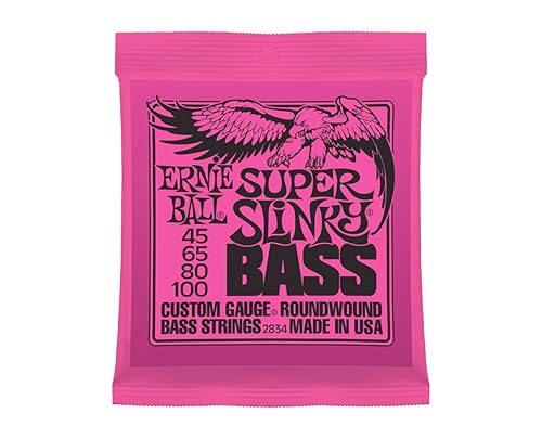 Ernie Ball 2834 Super-Slinky Electric Bass Guitar Strings