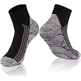 RANDY SUN Waterproof Socks, Unisex Cycling/Hunting/Fishing/Running Ankle Socks 1&2 Pair