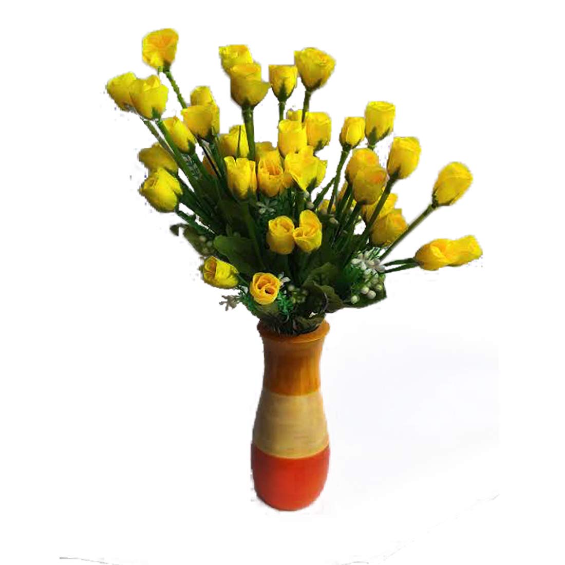 Buy Tovick Multi Vegetable Natural Colors Vase With Bunch Of