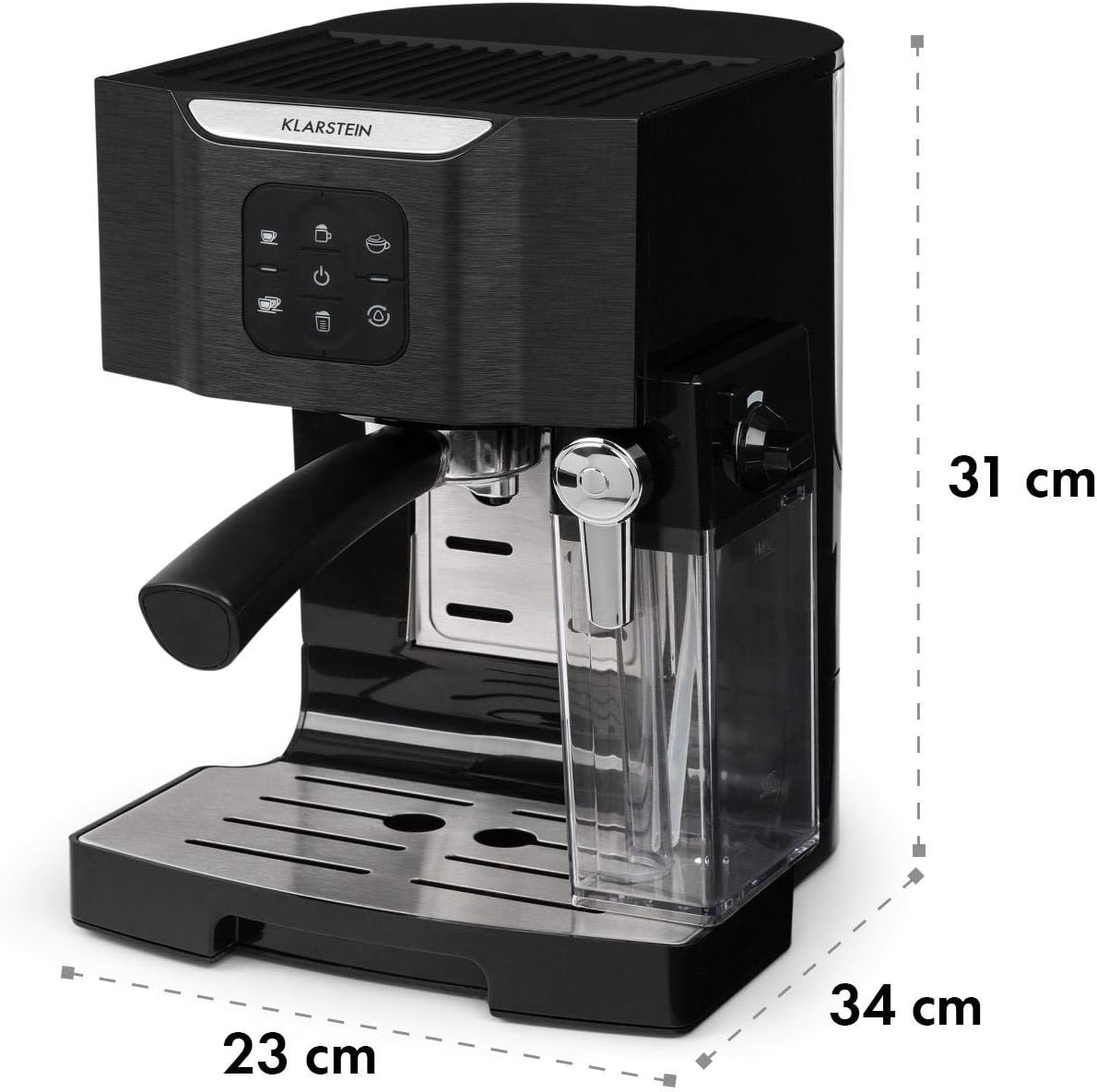 Klarstein BellaVita Coffee Machine 3 in 1 Function For Espresso