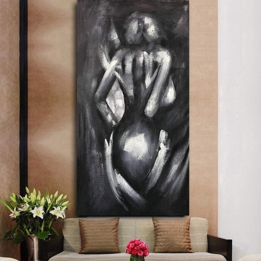 DNJKSA Sexy Nude WomenBackside Portrait Abstract Print Oil Painting Canvas Home Decor Picture/60x120cm-No Frame