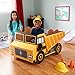 ADVA5700 Construction Room Decorations - Dump Truck Cardboard Stand In Photo Prop