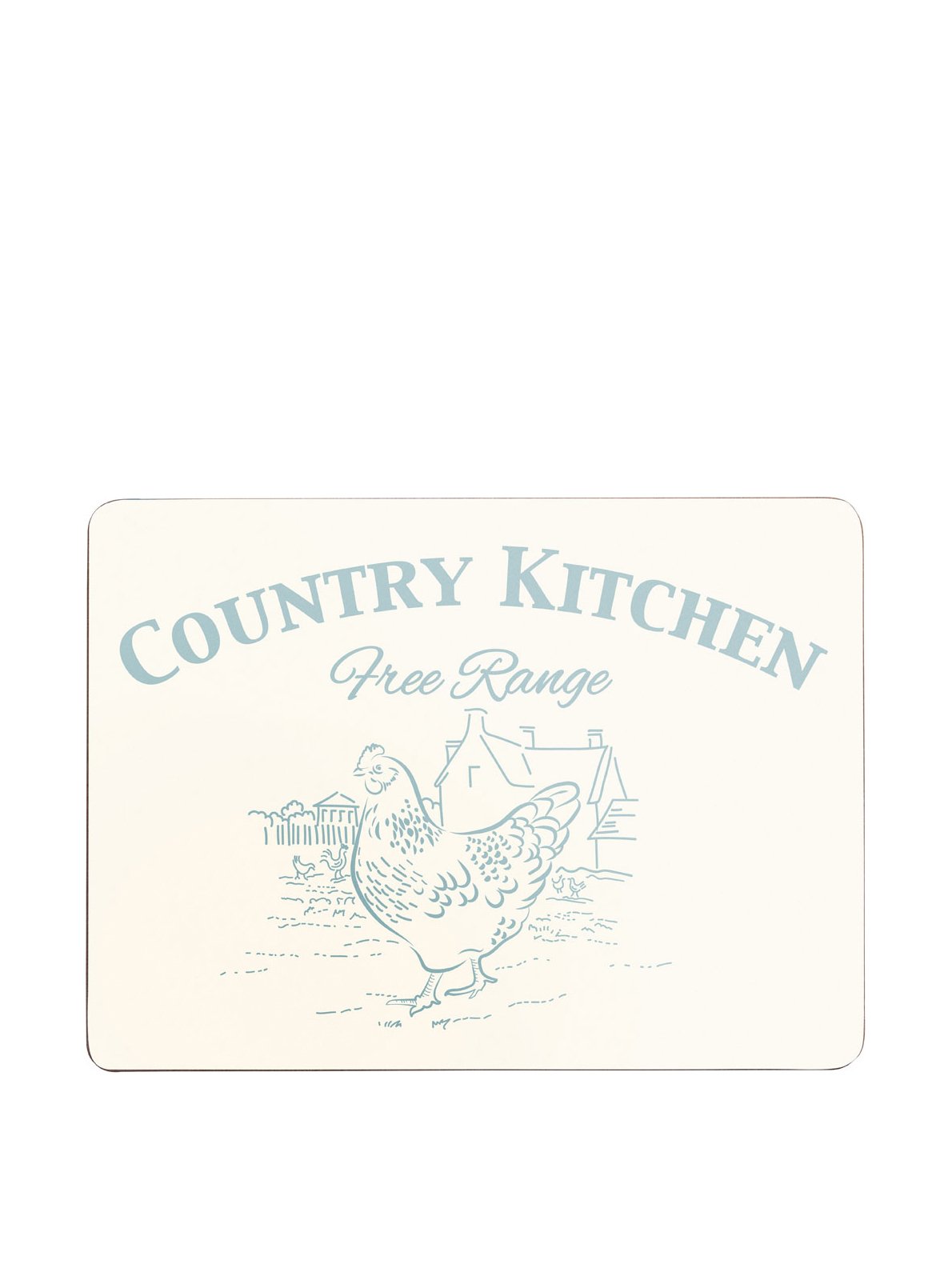 Premier Housewares Country Kitchen Placemats - Set of 4, Beige