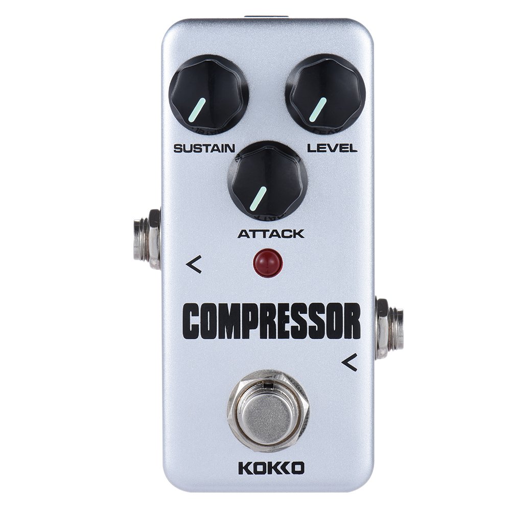 Btuty FCP2 Compressor Pedal Portable Guitar Effect Pedal Mini Compressor Sustainer Effect Pedal Instrument Accessory for Electric Guitar