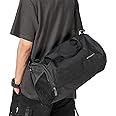 Large Sports Gym Bag for Men Women with Shoes Compartment,Travel Duffel Bag