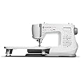 SINGER C7220 Computerized Sewing Machine with Extension Table & Accessory Kit | 200 Built-in Stitches, 8 One-step Buttonhole Styles, Alphabet Font, Speed Control Lever & LCD Screen