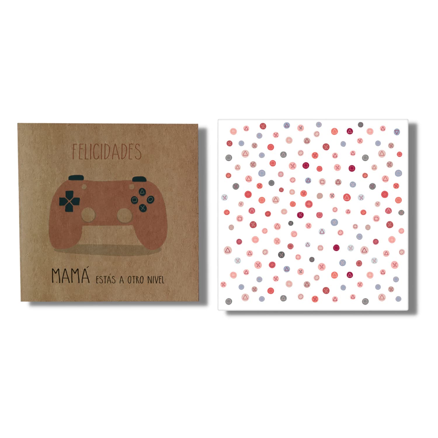 Forletter - Kraft Greeting Card, 15 x 15 cm, Mom Gamer — image 1