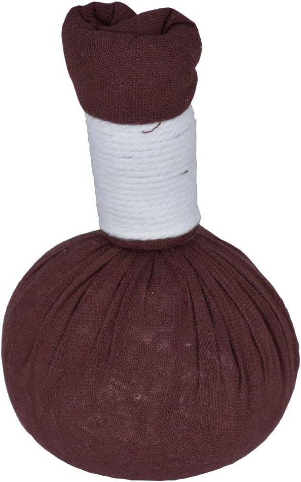 100% Natural Thai Herbs Containing The Aromatic Sesame Herbal Compress Ball Massage Body Spa Therapy,Black,150 G