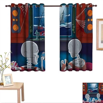 Amazon Com Martindecor Movie Theater Customized Curtains Family