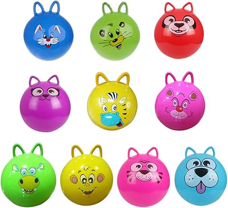 Amazon Co Jp Jagenie新しい18インチの猫の耳インフレータブルジャンプボールホッパーバウンスレトロボールをhandchangesギフト 1 Pc ランダム配信 ホーム キッチン