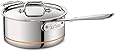 All-Clad 6203 SS Copper Core 5-Ply Bonded Dishwasher Safe Saucepan with Lid / Cookware, 3-Quart, Silver