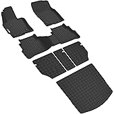 XINSHANGXIU Floor Mats & Cargo Liner for Mazda CX-5 CX5 2013 2014 2015 2016,TPE All Weather Protection Slush Floor Liner(Trunk Mat+Backrest Mat+Floor Mat)