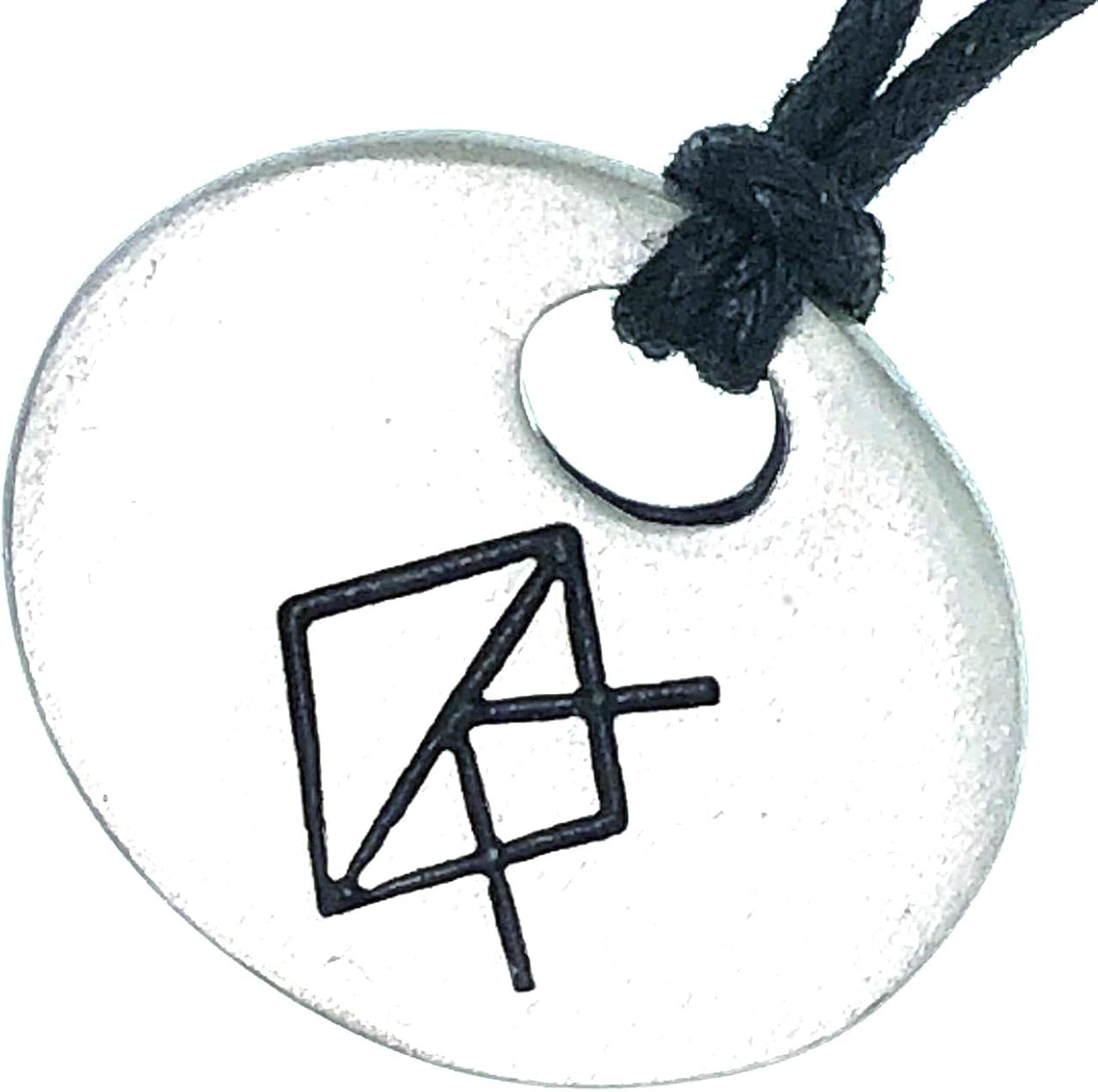 Creativity Bind Rune Birch Inguz Icelandic Viking Pewter Men Pendant Necklace W Black Adjustable Cord Amazon Com