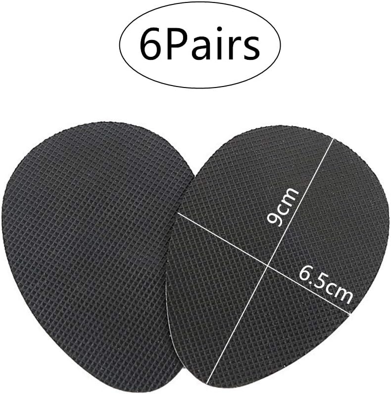 6 works Anti-Slip Shoe Grips Pads Self-Adhesive High-Heeled Shoe Pads Rubber Shoe Sole Sticker Rubber Protector - Image 3