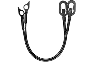 NIKUJUGA Tailgate Cable Lift Support Strap Liftgate Rear Gate Support Cables Straps Replacement for 94-01 Dodge Ram Pickup 55345124AB