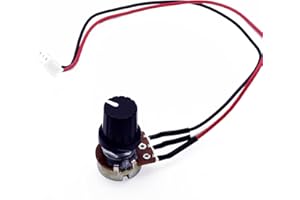 THXCO 10K OHM Linear Taper Rotary Potentiometer B10K Pot with Knob and 3-Pin JST-XH2.54 Connector Lead(Pack of 2)