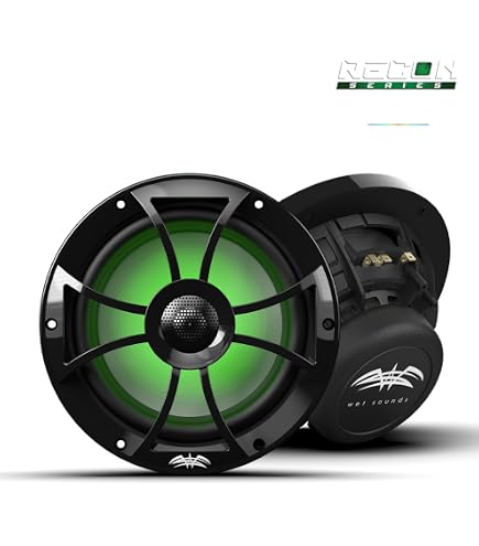 Amazon.com: Wet Sounds REVO 8-XWB Black Closed XW Grille 8 Marine