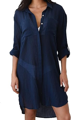 aibayleef mujer mini ropa de playa piscina transparente bikini cover up traje de bano vestir camisolas y pareos beachwear