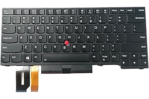 Replacement Laptop Backlight Keyboard for Lenovo ThinkPad L380 E480 Yoga L390 Yoga T490 T495 L480 T480S 01YP360 01YP280 01YP4